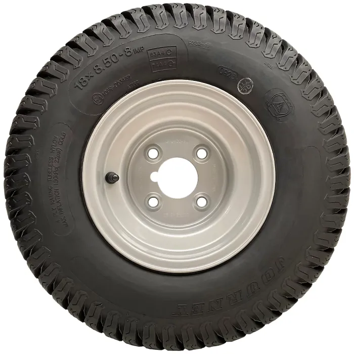 18x8.50-8 Lawnmower Wheel 4 Stud Multi Turf Wanda 4 Inch PCD E-Marked Road Legal