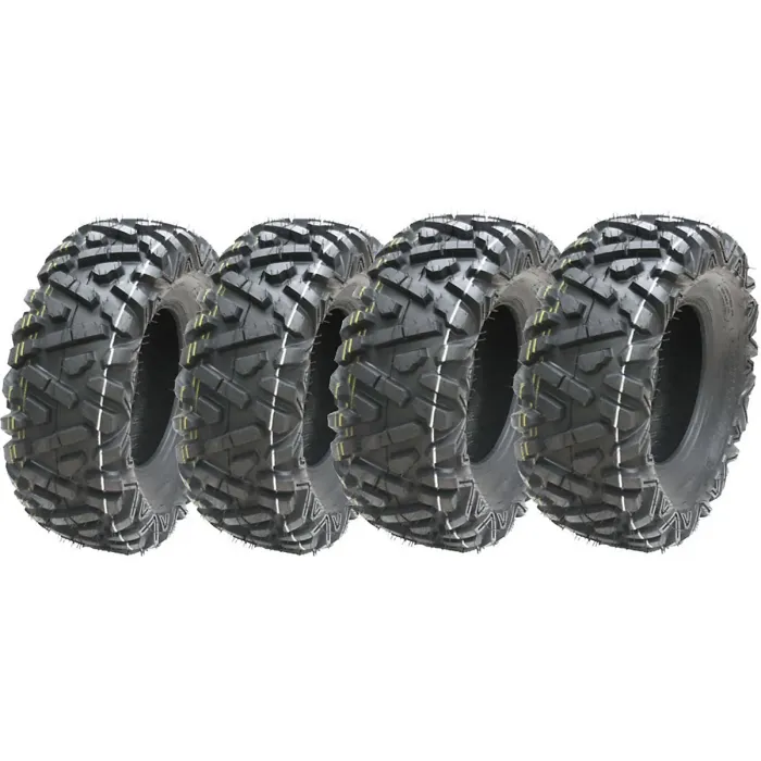 26x9.00-12 & 26x11.00-12 Quad ATV Tyres 6ply Wanda E-Marked Legal (Set of 2 & 2)