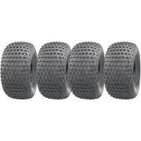 25x12.00-9 Knobby ATV tyres 4 ply Quad trailer john deere gator 25 12 9 set of 4