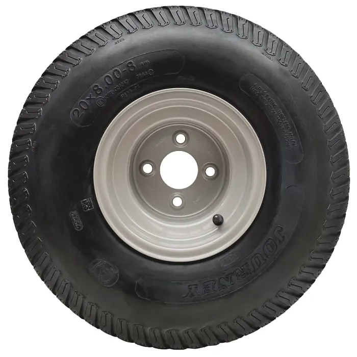 20x8.00-8 Lawnmower Grass Turf Wheel 4ply Wanda P332 Road Legal 100mm PCD 437kgs