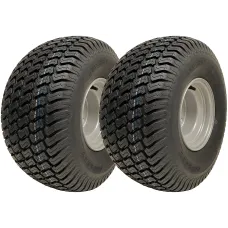 20x10.00-8 Lawnmower Grass Wheel 4ply Wanda P332 Road Legal 100mm PCD (Set of 2)