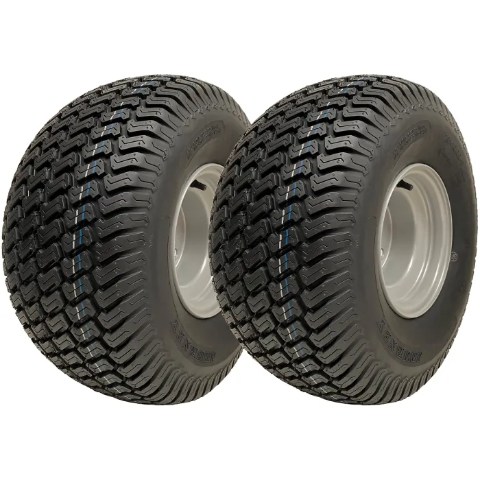20x10.00-8 Lawnmower Grass Wheel 4ply Wanda P332 Road Legal 100mm PCD (Set of 2)