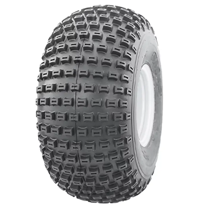 22x11.00-8 knobby tyre on 4 stud rim - ATV trailer - Wanda P322 - 100mm PCD rims