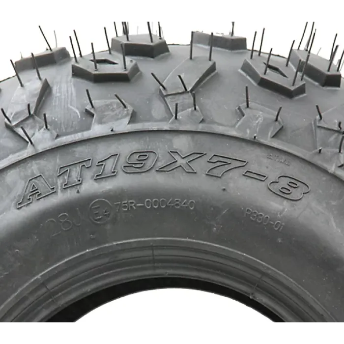 19x7.00-8 ATV tyre Wanda P330 E marked road legal quad wheel - 100mm PCD rim