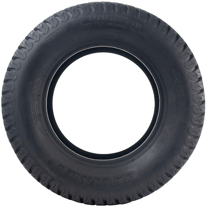 24x12.00-12 Lawnmower Tyre 4-ply Multi Turf Grass P332 Wanda (Journey) 776kgs