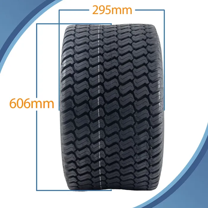 24x12.00-12 Lawnmower Tyre 4-ply Multi Turf Grass P332 Wanda (Journey) 776kgs