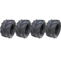 24x12.00-12 tractor tyre, open centre, 6ply Wanda P328, ride on mower - set of 4