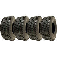 18x6.50-8 Lawnmower Tyres 4-ply Multi Turf Grass Journey P332 350kgs (Set of 4)
