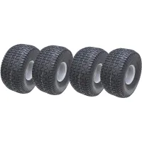 22x11.00-8 grass tyre, Wanda P512 on 100mm PCD, ride on mower, 4ply - set of 4 -