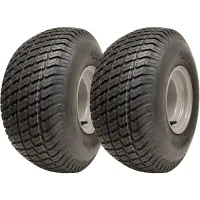 20x8.00-8 Lawnmower Grass Wheels 4ply Wanda P332 Road Legal 100mm PCD (Set of 2)