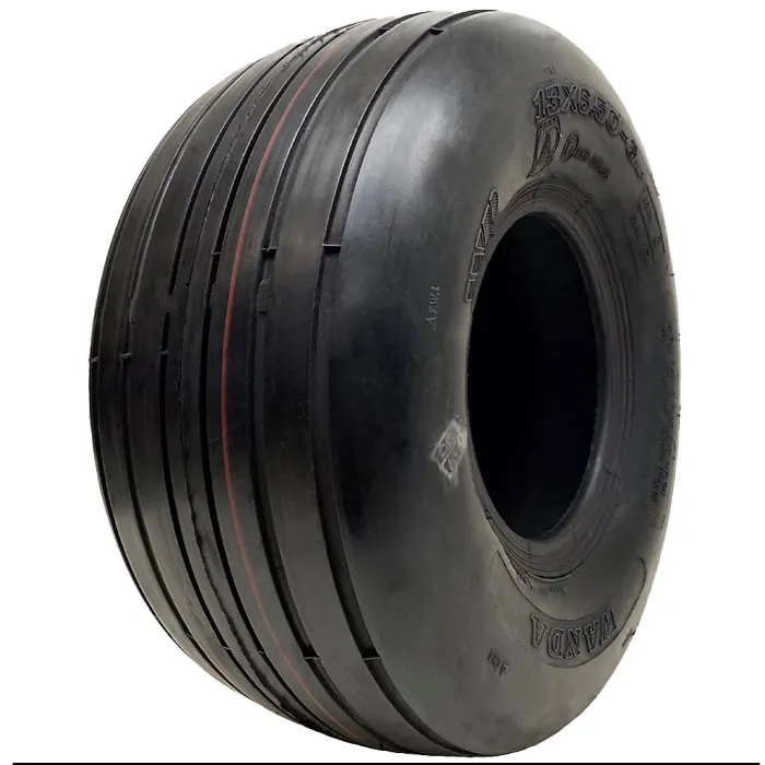 13x6.50-6 lawnmower tyre 4ply Multi turf rib - hay bob turner rake - Wanda P508