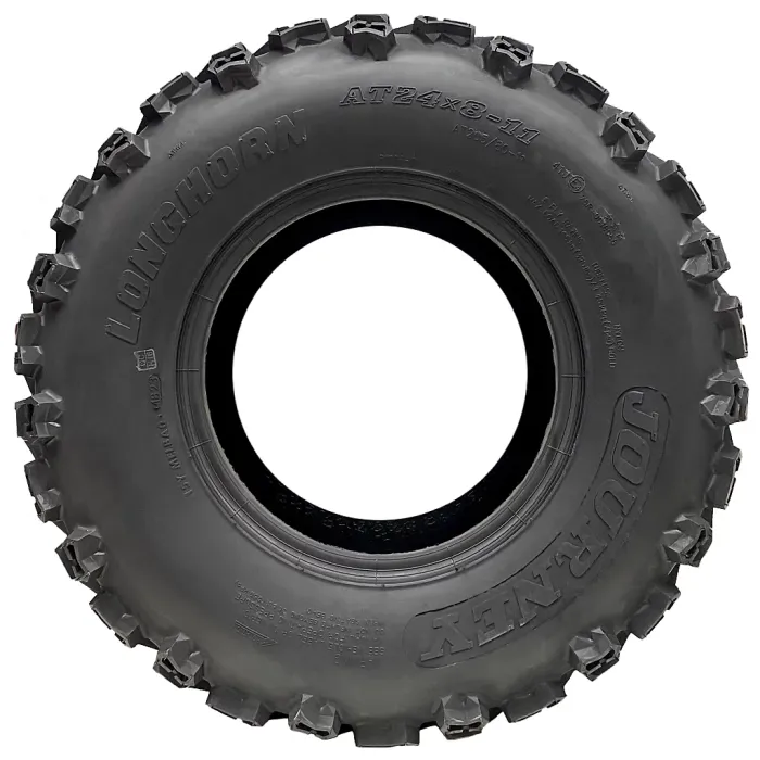 24x8.00-11 Quad ATV Tyres 6ply Wanda E-Marked Road Legal Tubeless 41J (Set of 2)