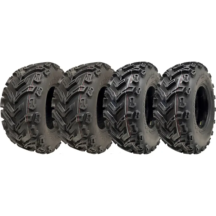 24x10.00-11 & 24x8.00-11 ATV Quad Tyres 6ply P3128 E-Mark Road Legal (Set of 4)