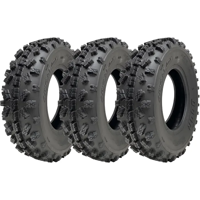 20x6-10 ATV Quad Tyres OBOR Advent 155/85-10 Tubeless Road Legal 73kg (Set of 3)