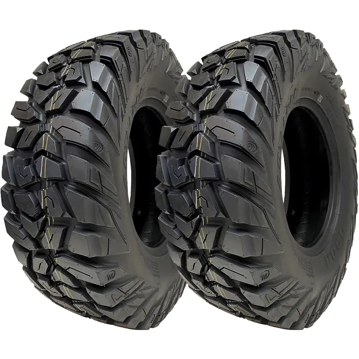 25x8.00-12 ATV 205/80R12 Tyres 8ply WL03 OBOR Antelope 68N Road Legal (Set of 2)
