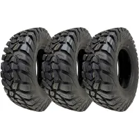 25x8.00-12 ATV 205/80R12 Tyres 8ply WL03 OBOR Antelope 68N Road Legal (Set of 3)