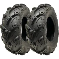 24x8.00-12 ATV Quad Tyre OBOR Mudsling WU05 Tubeless Road Legal 217kg (Set of 2)