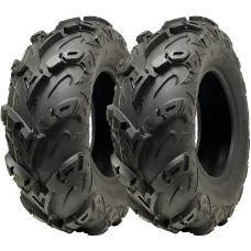 24x8.00-12 ATV Quad Tyre OBOR Mudsling WU05 Tubeless Road Legal 217kg (Set of 2)