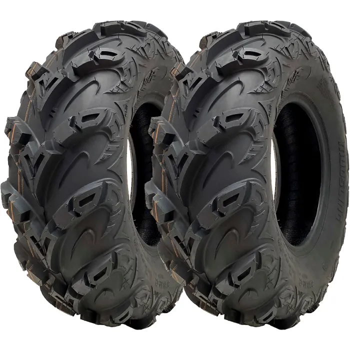 25x8.00-12 ATV Quad Tyre OBOR Mudsling WU05 E-Marked Road Legal 165kg (Set of 2)