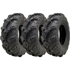 25x8.00-12 ATV Quad Tyre OBOR Mudsling WU05 E-Marked Road Legal 165kg (Set of 3)