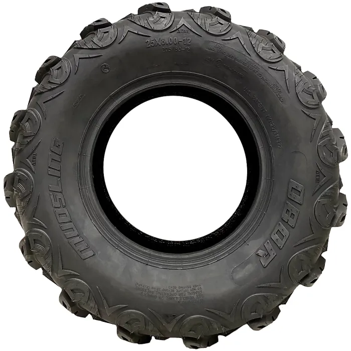 25x8.00-12 ATV Quad Tyre OBOR Mudsling WU05 E-Marked Road Legal 165kg (Set of 3)