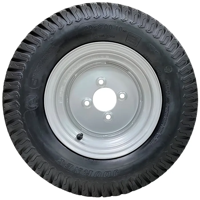 20x8.00-10 Lawnmower Wheel 4 Stud Multi Turf Wanda 100mm PCD E-Marked Road Legal