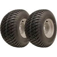 18x9.50-8 Lawnmower Wheels 4 Stud Multi Turf 100mm 6ply 595kgs each (Set of 2)