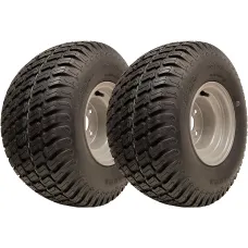 18x9.50-8 Lawnmower Wheels 4 Stud Multi Turf 100mm 6ply 595kgs each (Set of 2)