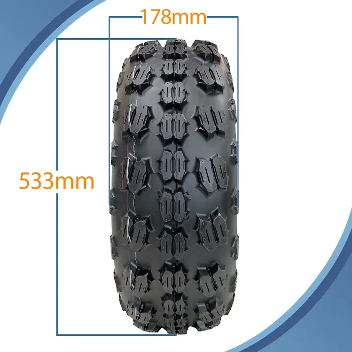 21x7.00-10 ATV Quad Tyre OBOR Kraken WP17 Tubeless E-Marked Road Legal 106kgs