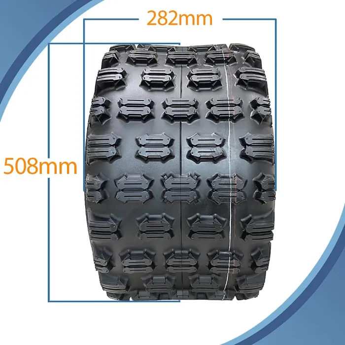 20x11.00-9 ATV Quad Tyres OBOR Kraken WP18 Tubeless Road Legal 155kgs (Set of 3)
