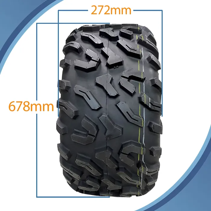 27x11.00R14 (275/60R14) 6ply ATV Tyre P0359 OBOR Cypress 57M Tubeless Road Legal