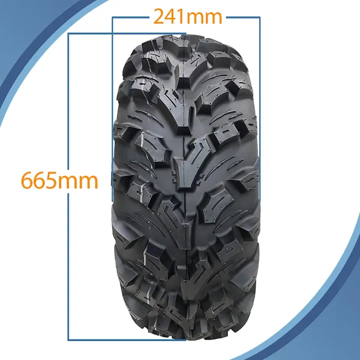 26x10.00-12 (255/70-12) 6ply ATV Tyres P3080 OBOR Pinacle Road Legal (Set of 3)