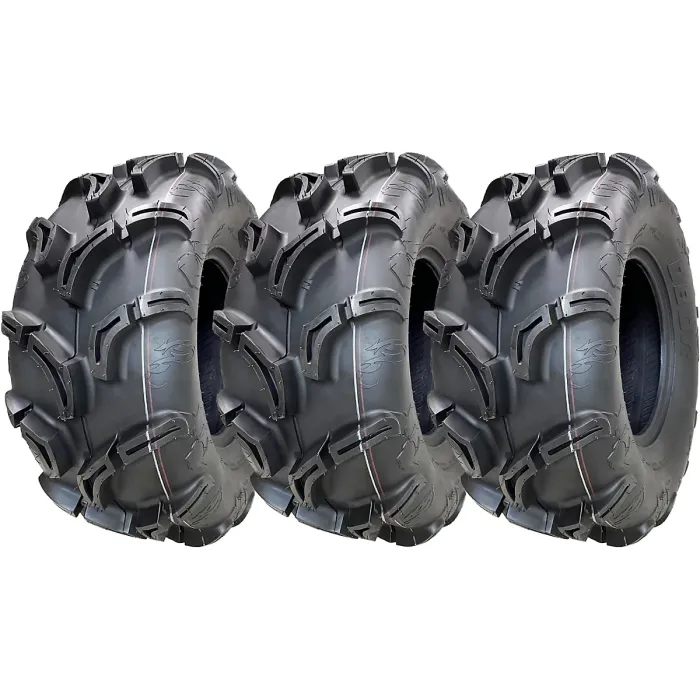 27x11.00-12 ATV Tyres 275/70-12 6ply WU24 OBOR Scoprio 56J Road Legal (Set of 3)