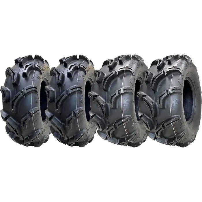 27x11.00-12 & 27x9.00-12 ATV Tyres 6ply OBOR Scoprio Road Legal (Set of 2 & 2)
