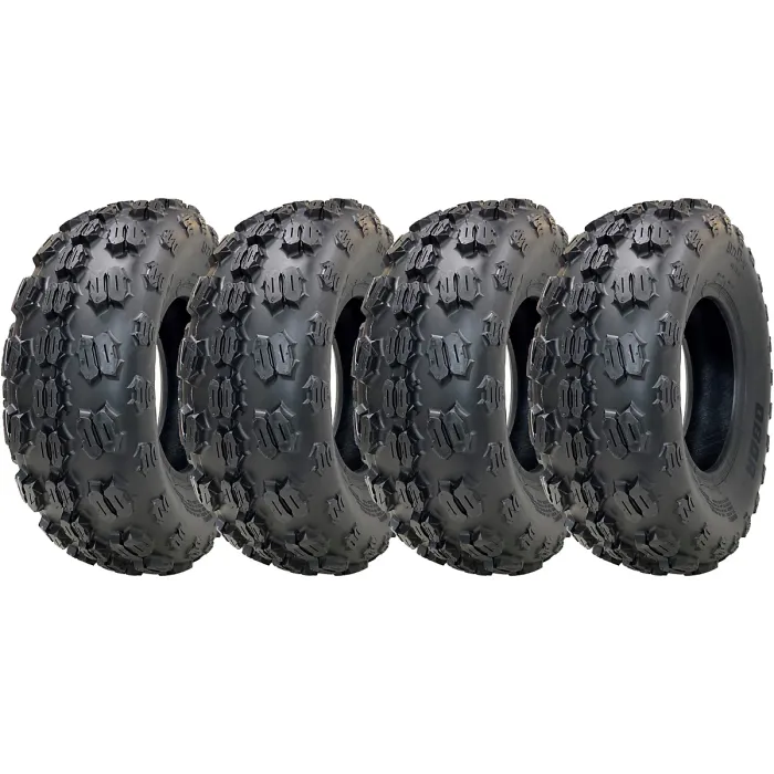 21x7.00-10 ATV Quad Tyres OBOR Kraken WP17 Tubeless Road Legal 106kgs (Set of 4)