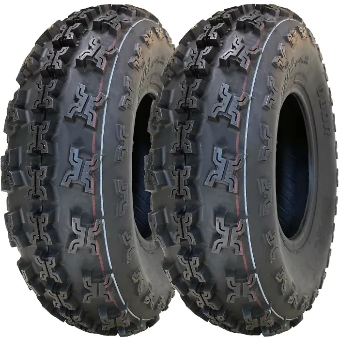 22x7.00-10 Slasher ATV Quad Tyres WP01 OBOR Race Tire 6ply Road legal (Set of 2)