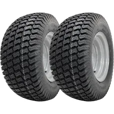 20x8.00-10 Lawnmower Wheel Wanda Grass 4 Inch PCD E-Marked Road Legal (Set of 2)