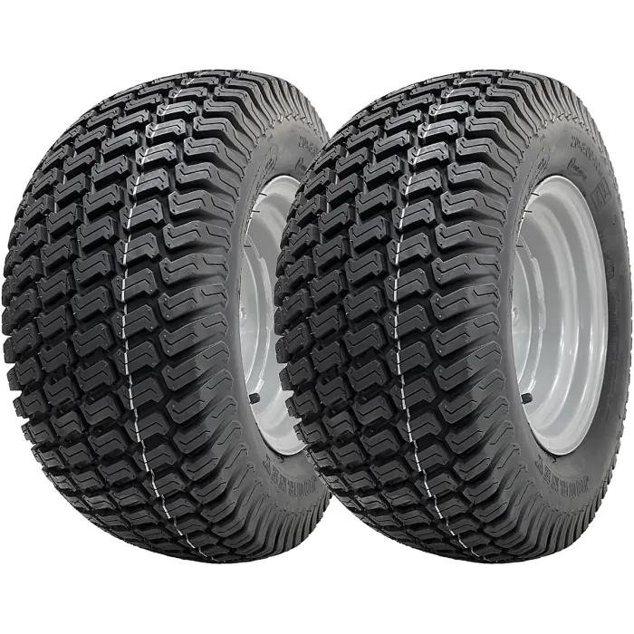 20x8.00-10 Lawnmower Wheel Wanda Grass 4 Inch PCD E-Marked Road Legal (Set of 2)