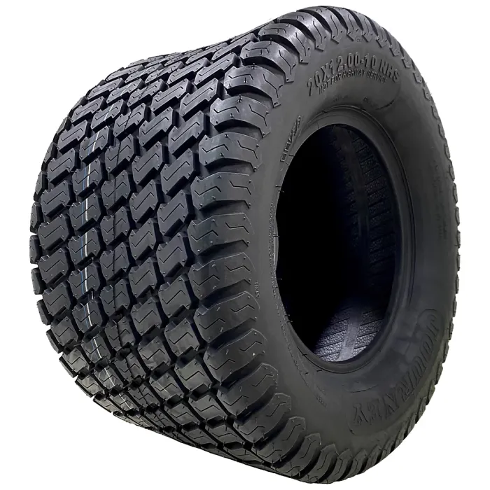 20x12.00-10 Lawnmower Tyre 4ply Multi Turf Grass Wanda P332 600kgs Off Road Use