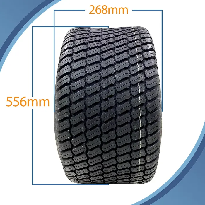 22x11.00-10 Lawnmower Tyre 4ply Multi Turf Grass Wanda P332 670kgs Off Road Use