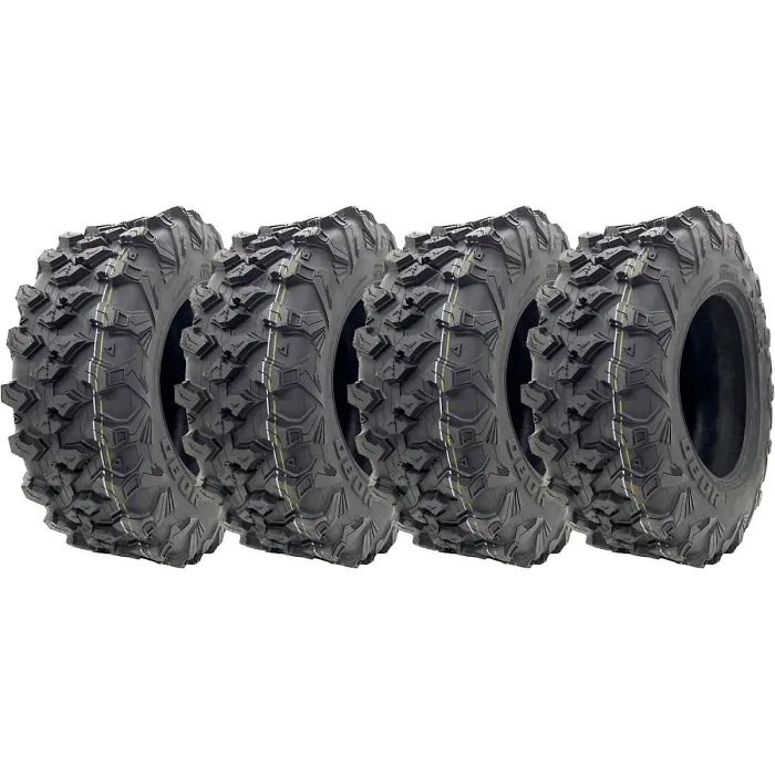 27x9.00R14 ATV Tyres 225/70R14 OBOR Lynx 8ply Road Legal 54M 212kgs (Set of 4)