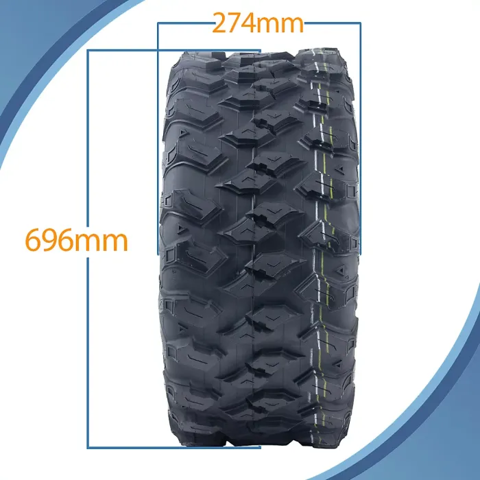 27x11.00R14 ATV Tyres 275/60R14 OBOR Lynx 8ply Road Legal 61M 257kgs (Set of 4)