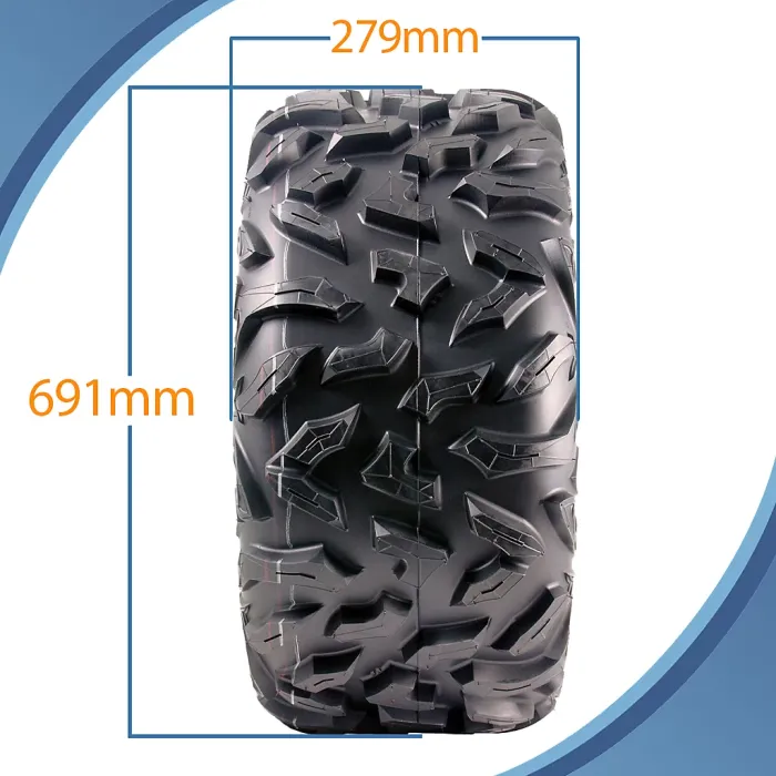 27x11.00R14 ATV Tyre 275/60R14 OBOR Vulture 6ply Road Legal 74J 375kg (Set of 4)