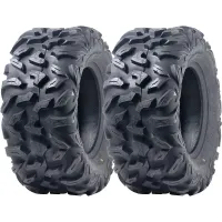 25x10.00R12 ATV Tyre 255/65R12 OBOR Vulture 6ply Road Legal 67J 307kg (Set of 2)