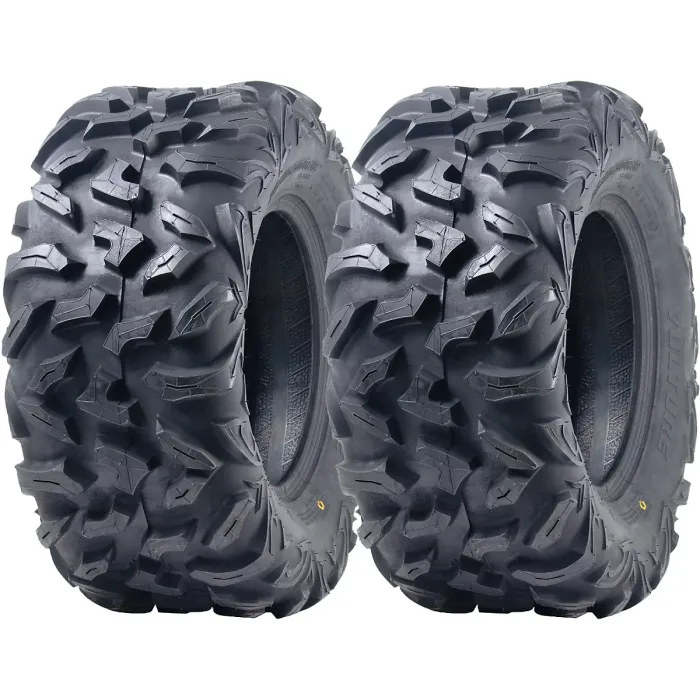 25x10.00R12 ATV Tyre 255/65R12 OBOR Vulture 6ply Road Legal 67J 307kg (Set of 2)