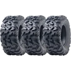 25x10.00R12 ATV Tyre 255/65R12 OBOR Vulture 6ply Road Legal 67J 307kg (Set of 3)