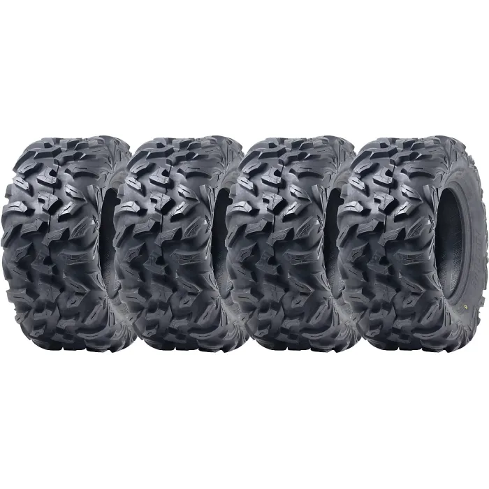 25x10.00R12 ATV Tyre 255/65R12 OBOR Vulture 6ply Road Legal 67J 307kg (Set of 4)