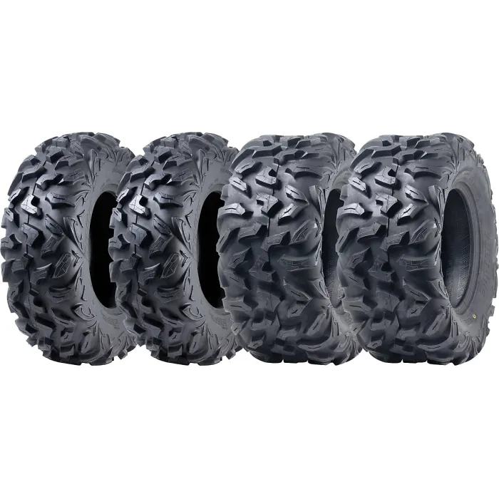 25x10.00R12 & 25x8.00R12 ATV Tyres OBOR Vulture 6-ply Road Legal (Set of 2 & 2)