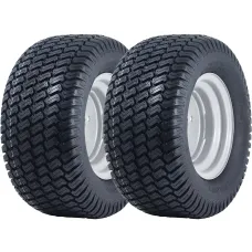 20x10.00-10 Lawnmower Wheel 4ply Grass P332 Road Legal 4 Inch PCD Rim (Set of 2)