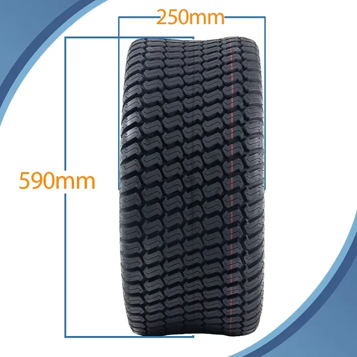 23x10.50-12 Lawnmower Tyres 4-ply Grass P332 Wanda Road Legal 615kgs (Set of 2)